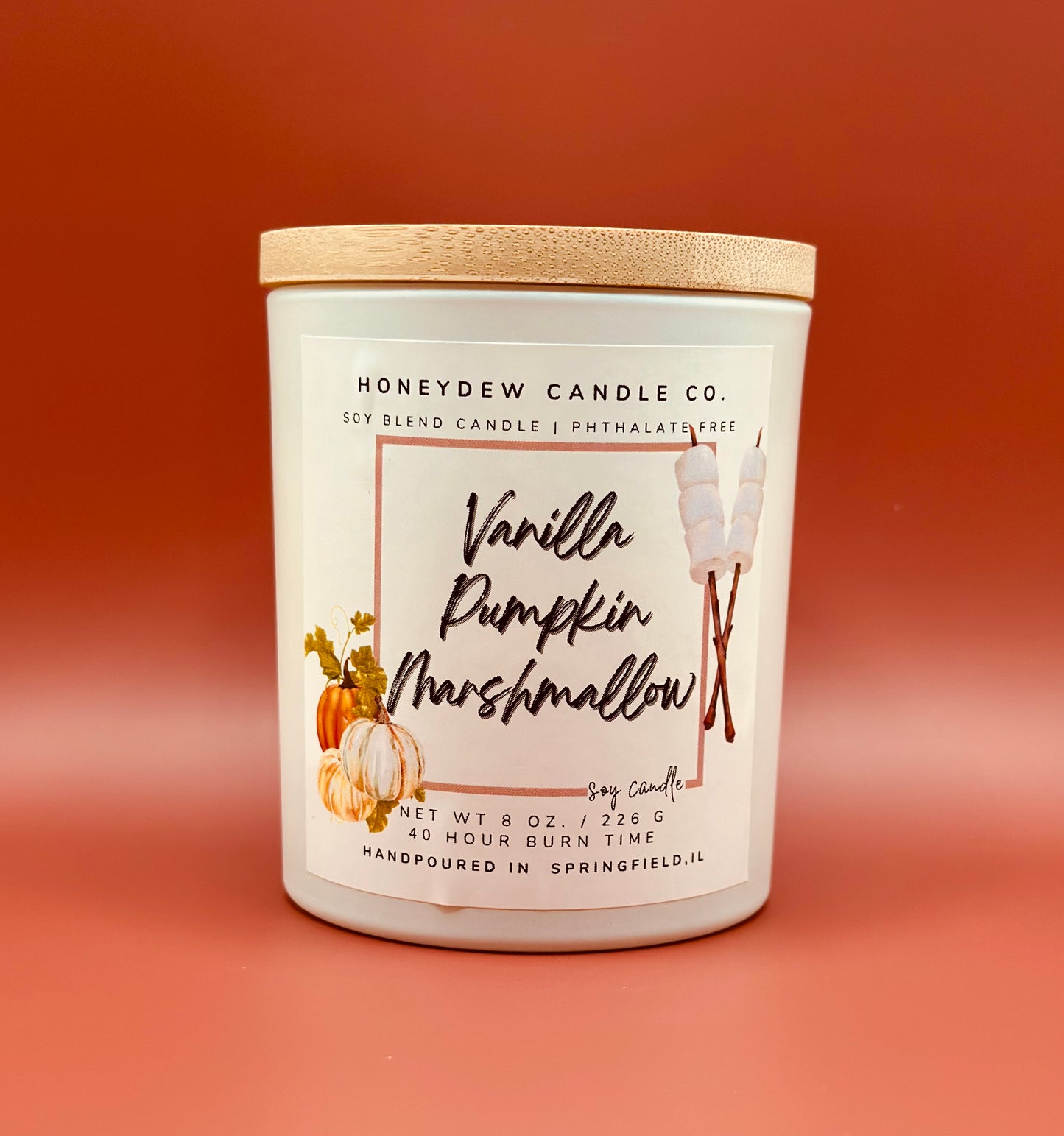 Vanilla Pumpkin Marshmallow Candle