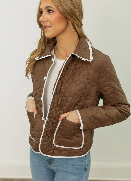 Brown Quilt Jacket