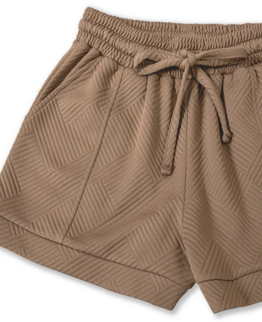 Textured Knit Shorts, VARIOUS