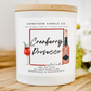 Cranberry Prosecco Candle