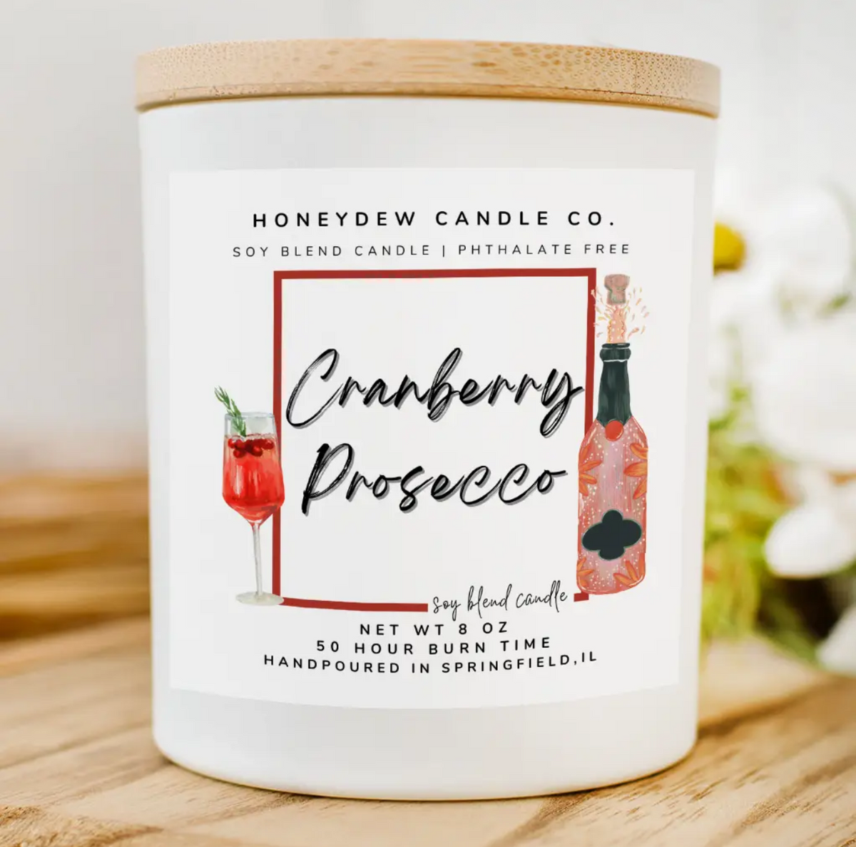 Cranberry Prosecco Candle