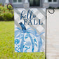 Hello Fall Blue Pumpkin Garden Flag