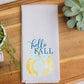 Hello Fall Pumpkin Kitchen Towel