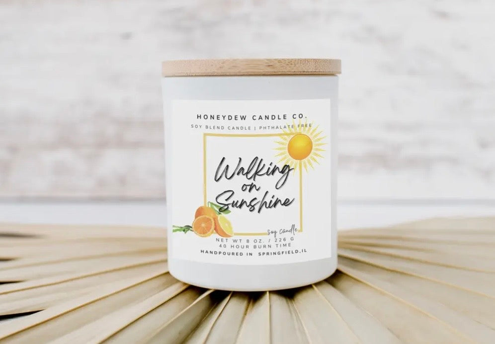 Walking on Sunshine Candle