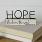 Hope Table Sign