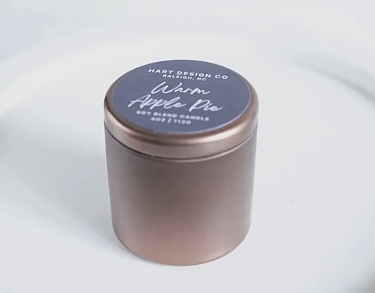 Warm Apple Pie Tin Candle