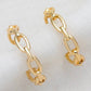 Gold Chain Link Adjustable Ring
