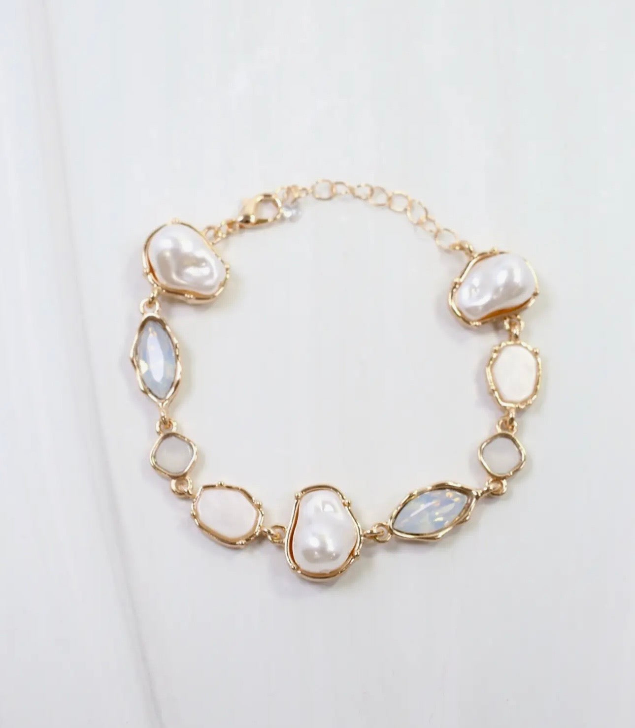 Opal Pearl Stone Bracelet