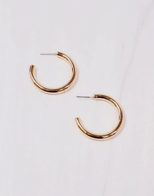 Kimberly Gold Hoop Earrings