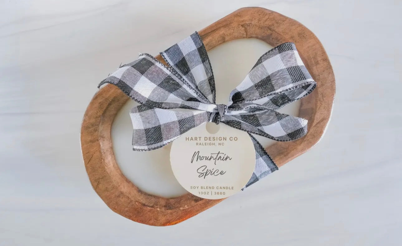 Mountain Spice Dough Bowl Candle