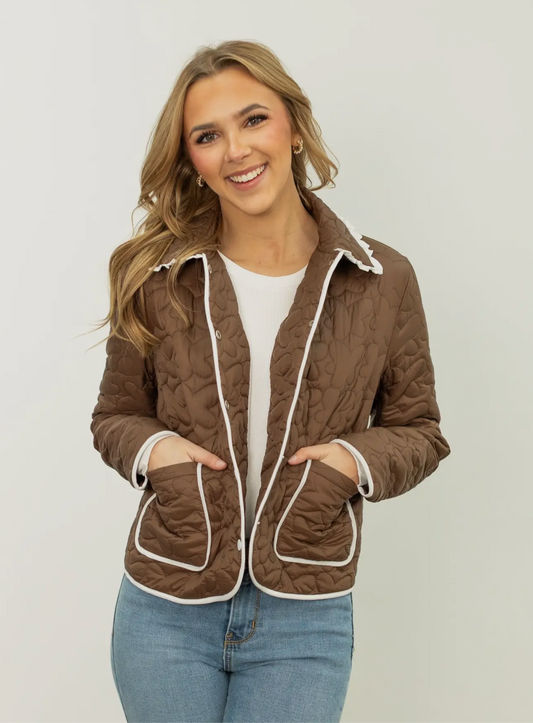 Brown Quilt Jacket