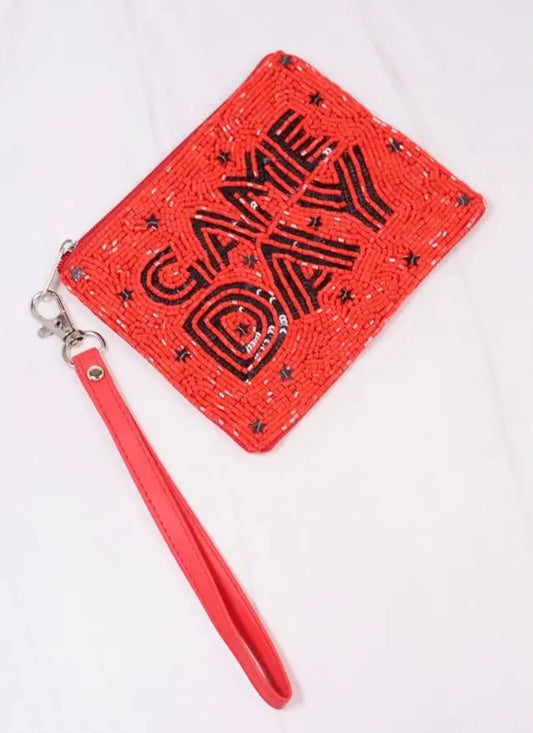 Game Day Star Red Wristlet
