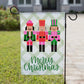 Nutcrackers Christmas Garden Flag