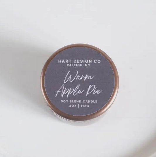 Warm Apple Pie Tin Candle