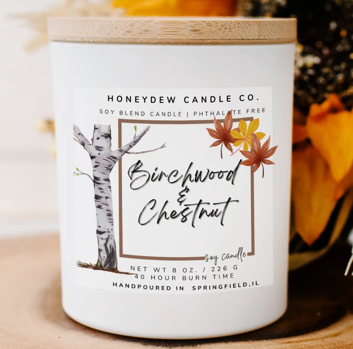 Birchwood & Chestnut Candle, VARIOUS