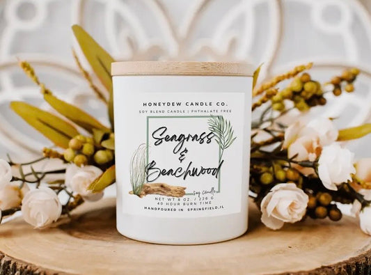 Seagrass & Beachwood Candle