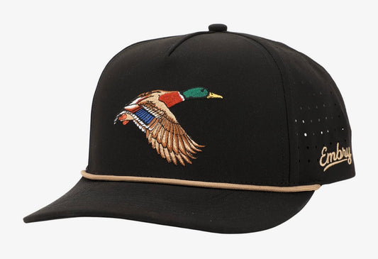 Black Golf Mallard Hat