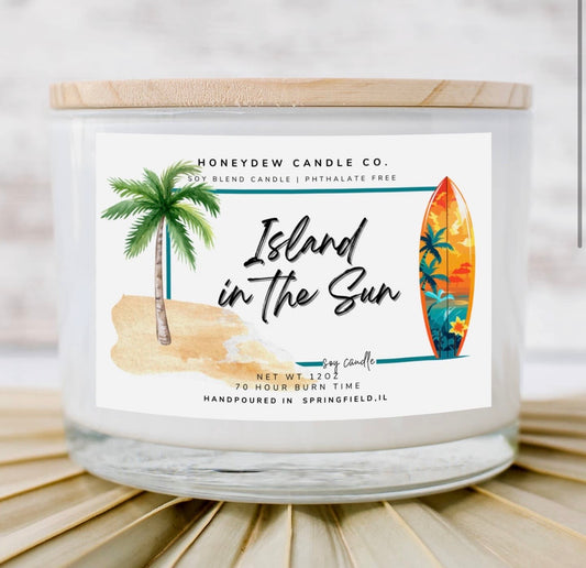 Island In The Sun Candle
