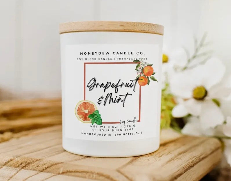 Grapefruit & Mint Candle