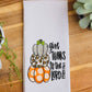 Give Thanks Pumpkin Stack Kitchen Towel