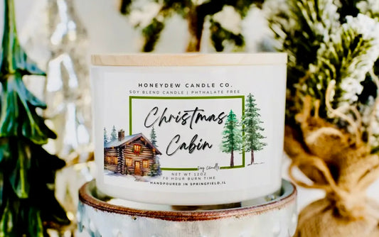 Christmas Cabin Candle