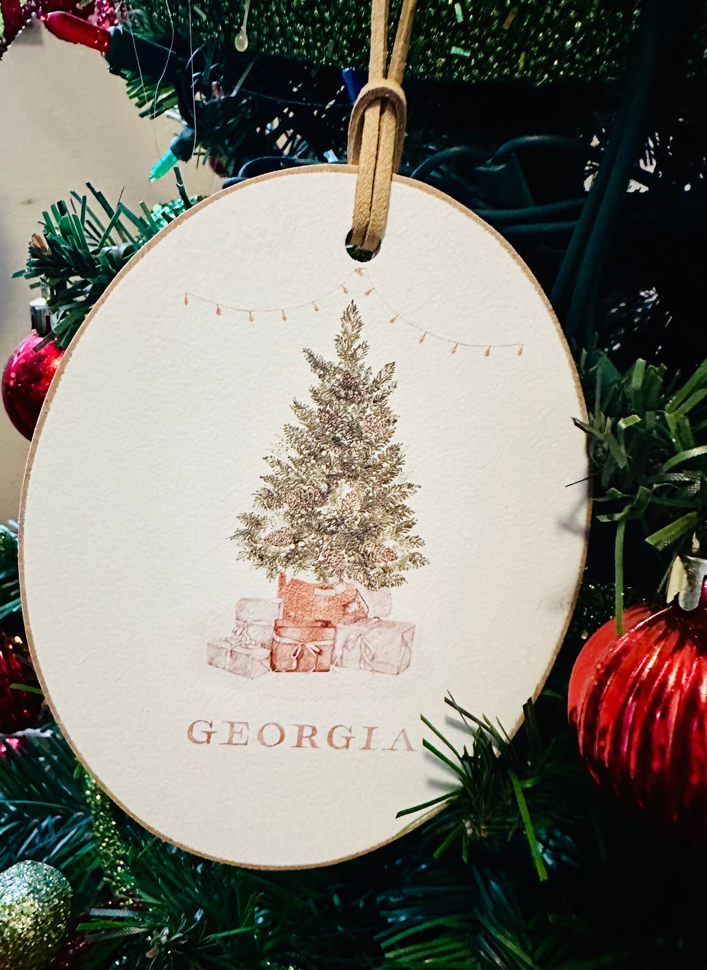 Georgia Christmas Tree Ornament