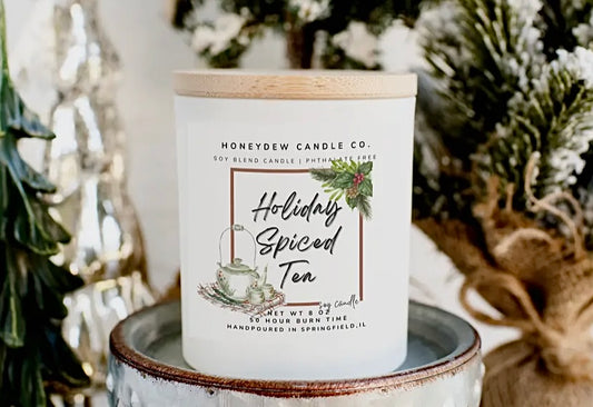 Holiday Spiced Tea Candle