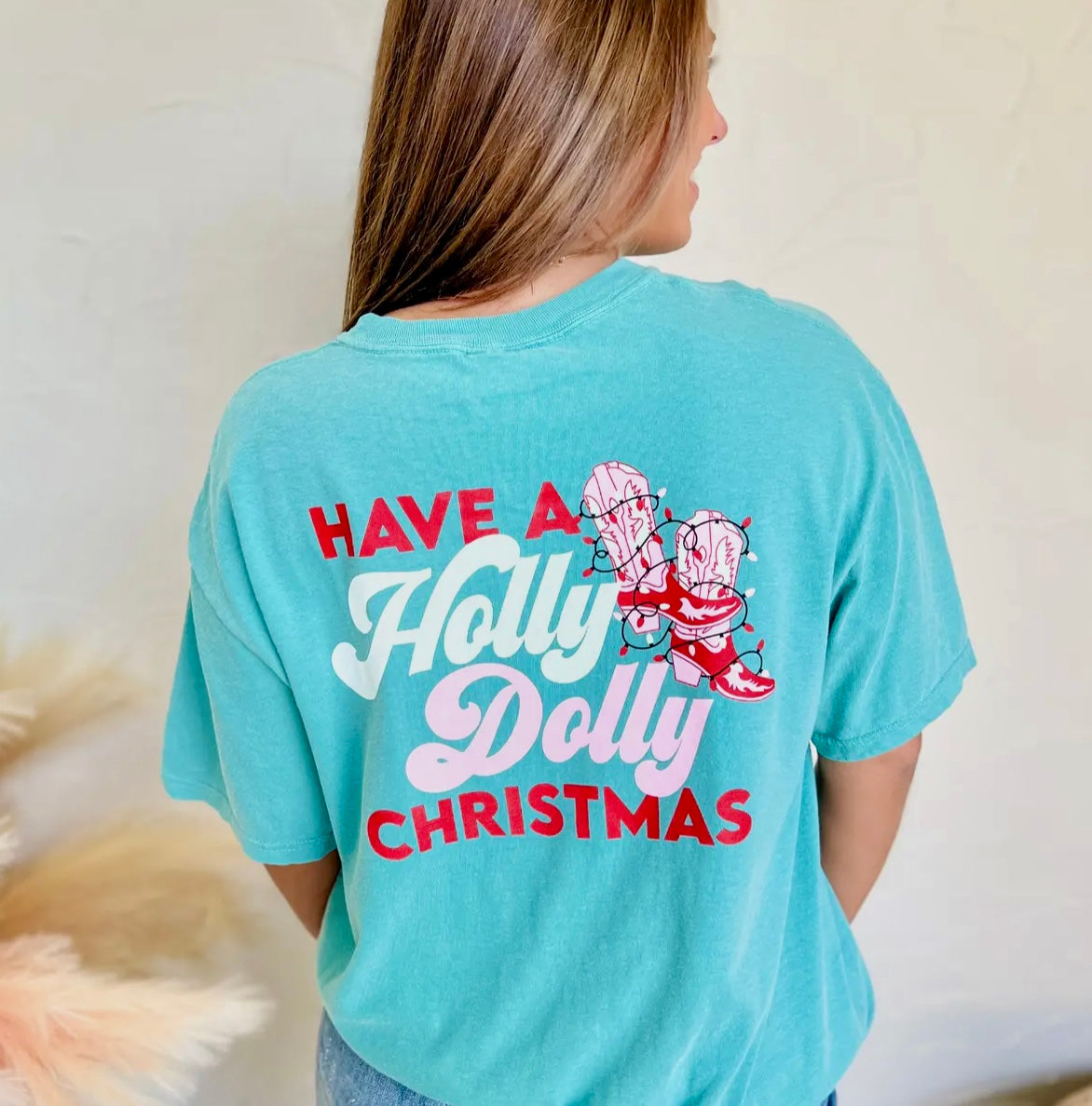 Holly Dolly Christmas Graphic Tee